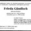 Herbert Frieda 1907-1998 Todesanzeige